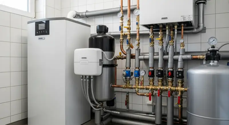 Aufstellort einer Wärmepumpe in Nordhorn