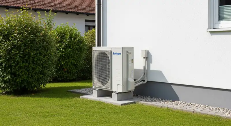 Aufstellort einer Wärmepumpe in Rosenheim