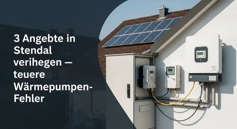 Modern German electrical meter cabinet (Zählerschrank) with smart meter and solar inverter connection, clean technical installation