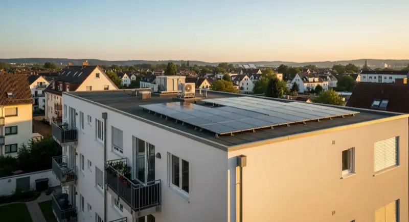 Mehrfamilienhaus mit großem Flachdach in Stendal-Stadtsee