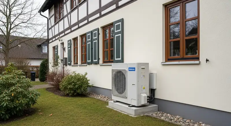 Aufstellort einer Wärmepumpe in Wolfenbüttel